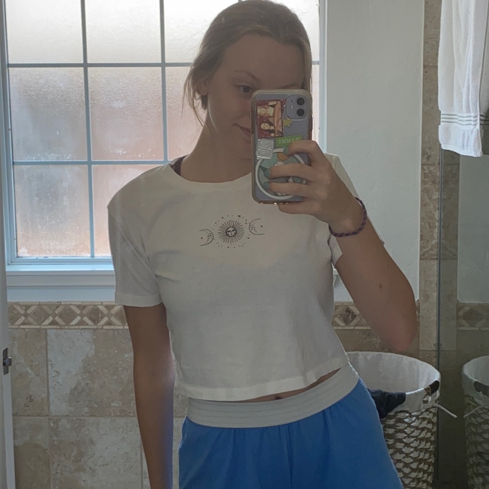 sun and moon crop top